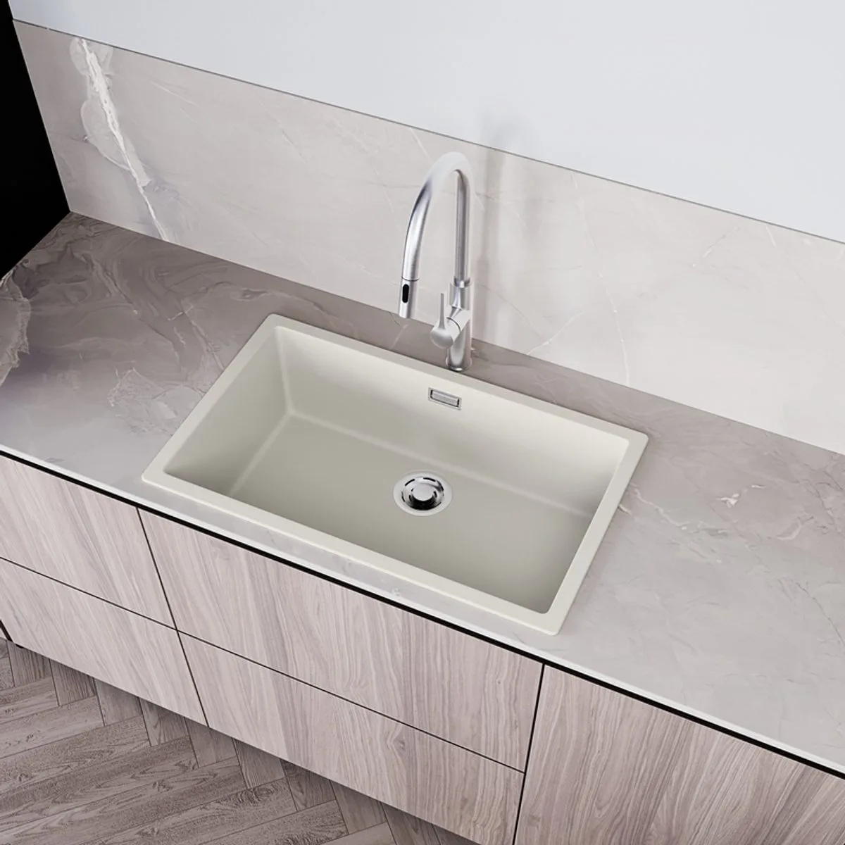 Zlewozmywak GLOBALO Aurilio Clean Tech 80.1 Cashmere 6 0e6df472b903974c9224590bdc43dc41