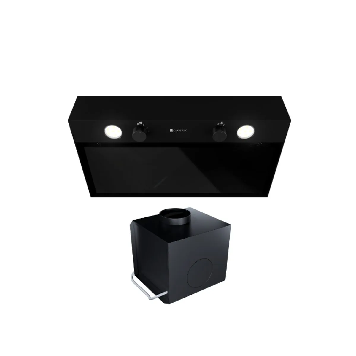 Okap GLOBALO Fluxime 60.1 Black + TW 1.2 3 2c327b3c459dc1bb9eae4b5f92358736