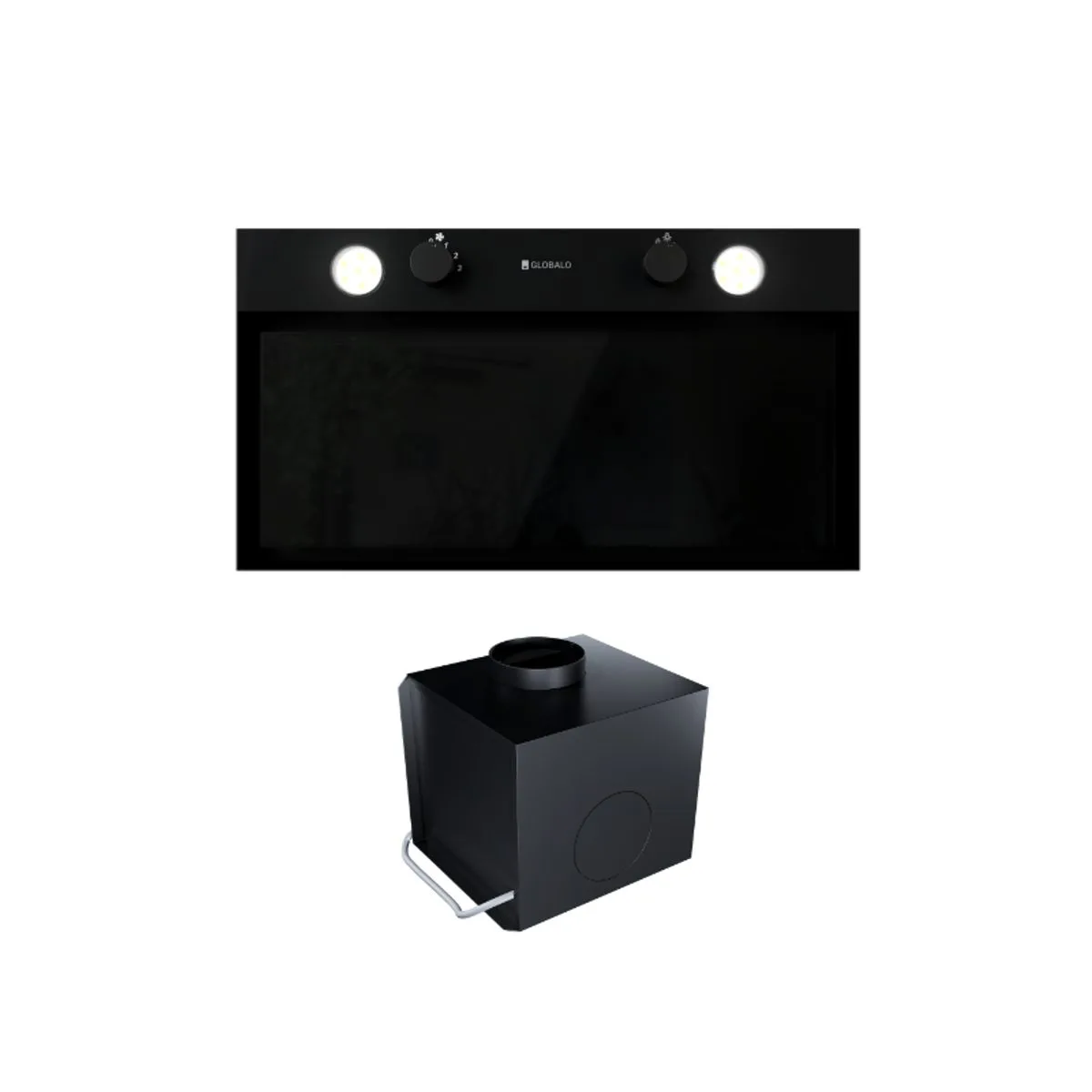 Okap GLOBALO Fluxime 60.1 Black + TW 2.1 1 efedb8461ac1de762c976b6bbcad418b