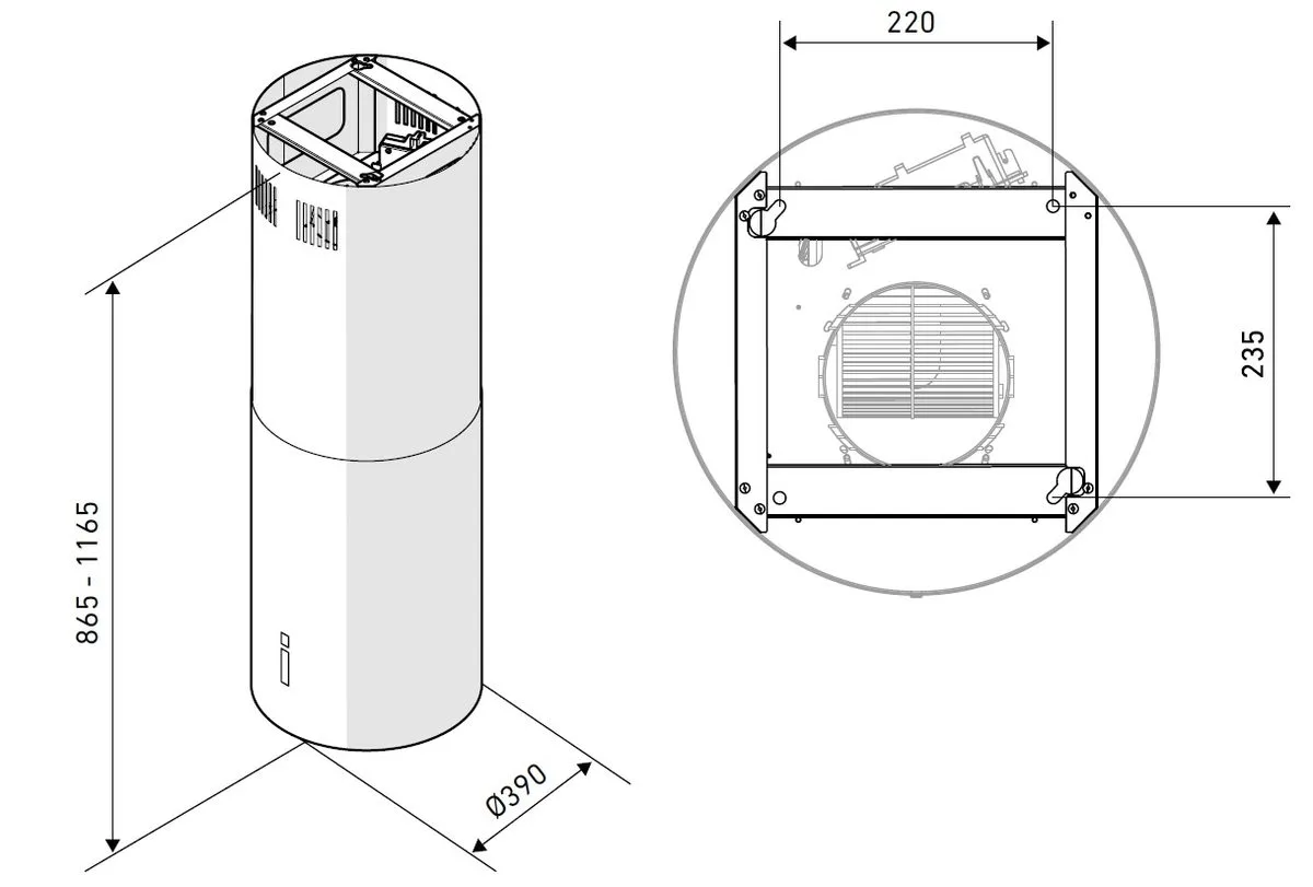 Okap GLOBALO Heweno Isola 39.2 WH/Light Gold Mat Ring 9 a897a3cbe225762574378b018fa443db