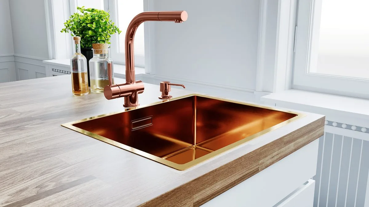Zlewozmywak GLOBALO Riwolo 50.1 Copper 8 52fa4413223be2d5598f4a46a00f181e