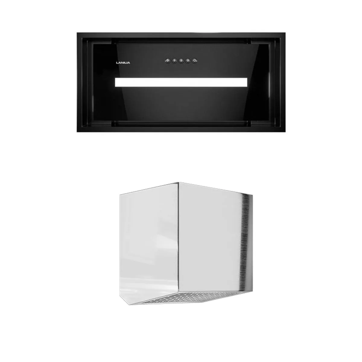 Okap Lanilia Lamezo 60.1 Black + LTZ 1.1 5 5f4438164e8a5e05d4b721873d087fc0