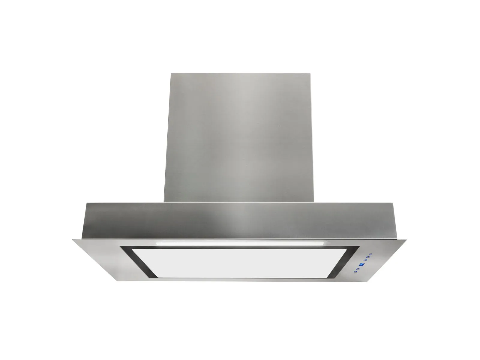 Okap podszafkowy Toflesz Lumino Inox: białe szkło 59,5 3 50abc55fd7b8bdf7159a10588db0f6bf